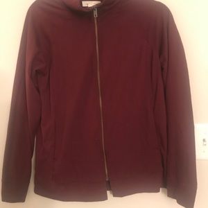 Maroon zip up